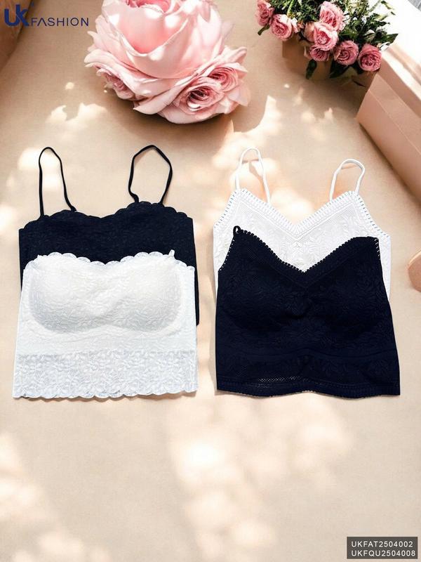 Áo Bra Ren Cúp Tròn Thời Trang Công Sở UK Fashion Dễ Phối Đồ UKFAT2504003