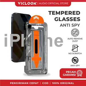 VICLOOK Anti Spy HD Tempered Glass For iPhone 11/12/13/14/15/16/17/X/XR/XS Mini Air Max Pro Plus