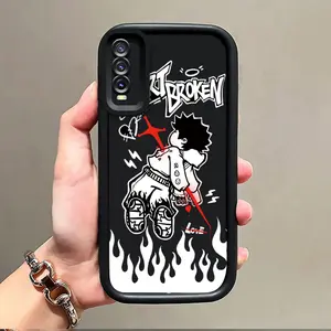 Casing Hp Untuk VIVO Y20 Y20s Y20i Y20T Y12s Y12a Y30G Y11s Casing Hp Kasing Kesing Cesing Softcase Case Casing ponsel kartun kreatif silikon Anti-Sidik Jari Tahan guncangan Gores