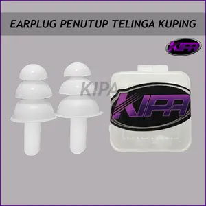 Earplug Penutup Telinga Kuping / Pelindung Telinga / Penyumbat Telinga Kuping Untuk Renang atau Tidur Anti Kebisingan