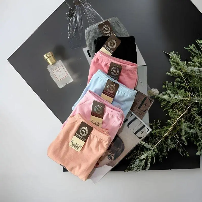 6 Pcs Celana Dalam Wanita Dewasa Mirip Yss 2907 Katun Poliester Polos Lucu Cewek Motif Remaja Cd Murah Dasar Panites celana dalawa cewek 4