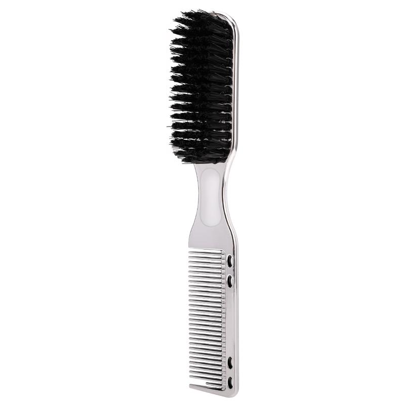 Product Introduction of BarberTop Men's Beard Styling Combing Hair Fragments Sweeping Beard Styling Care Dual Head Multifunctional Brush Comb Convenient Hair Styling Easy to Use Haircare Heatless 1