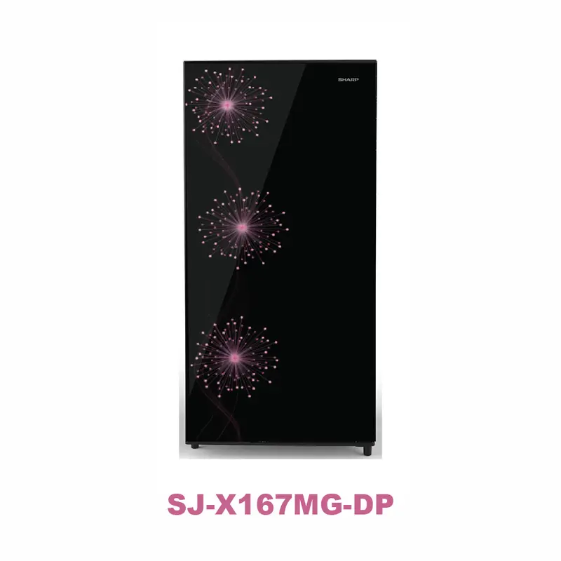 Kulkas SHARP 1 Pintu Shine Dandelion Series 133 Liter SJ-X167MG-DB/DP - Direct Cooling System Freezer 2