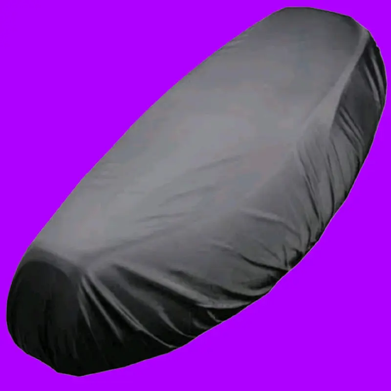 Pelindung Jok Motor Anti Cakar Kucing Anti Air Universal Honda Yamaha Suzuki - Warna Hitam Polos - Motorcycle Sarung 1