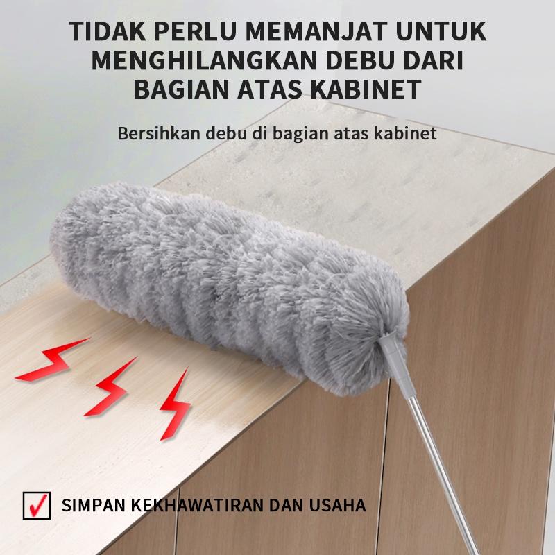 Kemoceng Microfiber 280cm Tarik Tekuk Panjang Alat Pembersih Langit-Langit Rumah/Alat Pembersih Rumah / Kemoceng Bulu Microfiber Gagang Panjang / Kemoceng Adjustable 5