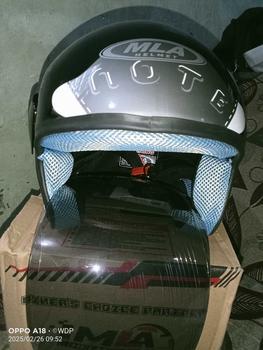 Product Review of Helm Dewasa Half Face evolution Motif Note Murah PREMIUM Kaca from W**P 0