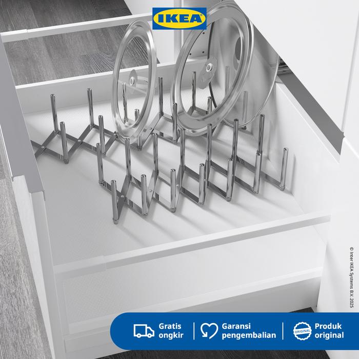 Gambar IKEA VARIERA Pengatur Tutup Panci Bahan Stainless Serbaguna dari IKEA Indonesia Kota Administrasi Jakarta Timur Tokopedia
