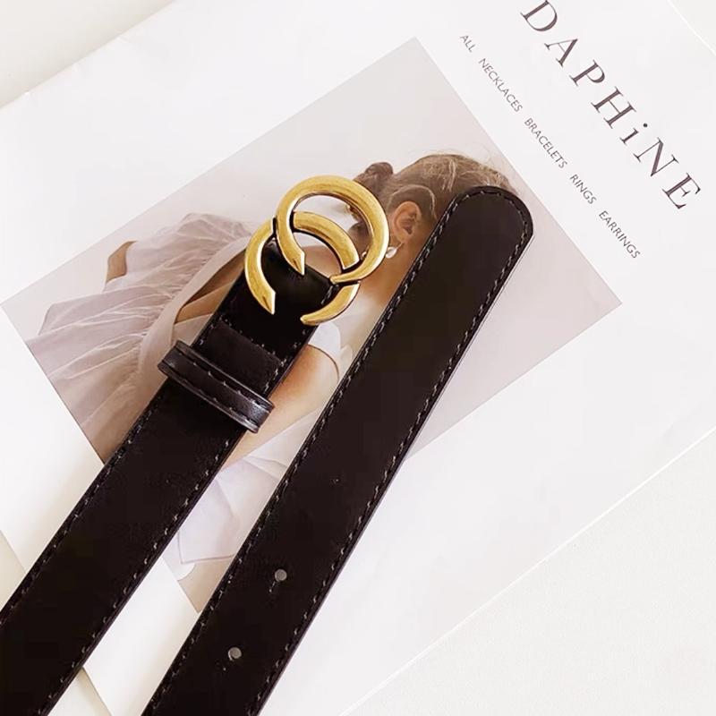 Ikat Pinggang Wanita Bahan Pu Double G Belt Wanita Belt Fashion 7