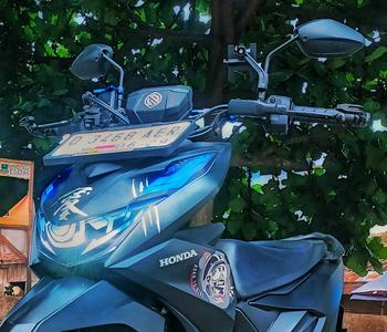Product Review of Sticker Variasi Lampu Alis Motor BEAT DELUXE-STREET 2020-2023 from ®**n I**k F**🐼 0