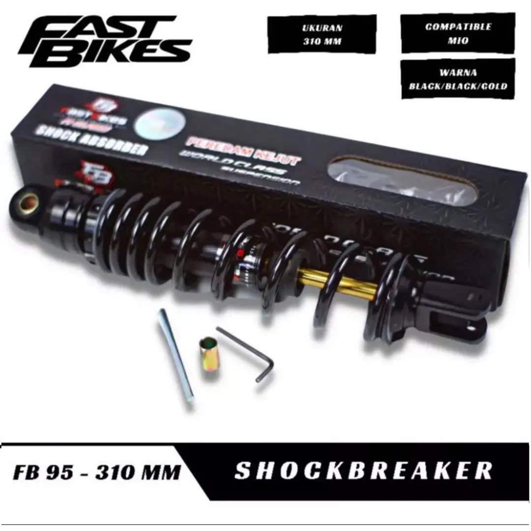 SHOCKBREAKER KTC RACING RAZOR PRO NON TABUNG 310/330MM MATIC BEAT SCOOPY VARIO 125 VARIO 150 MIO SOUIL GT FINO FI MIO Z LEXI X RIDE SCOOPY NEW XEON FAZZIO VARIO BEAT NEW MOTORCYCLE