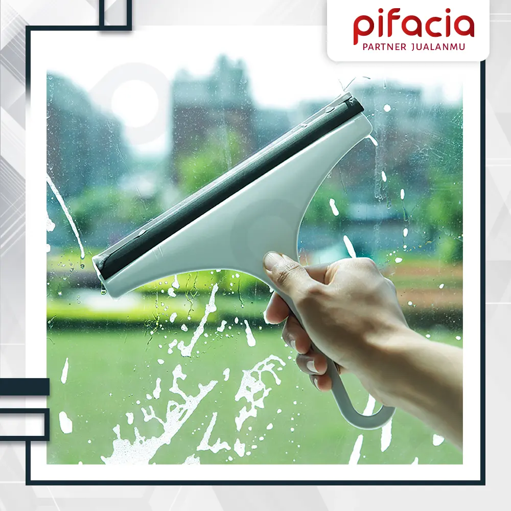 PIFACIA Wiper Alat Pembersih Kaca Jendela Rumah Mobil Serbaguna