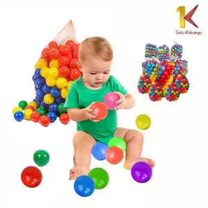 [COD] SK M28 Mainan Mandi Bola Plastik Warna Warni SNI Isi 50PCS Untuk Tenda Keranjang Mandi / Kolam Anak Beraneka warna