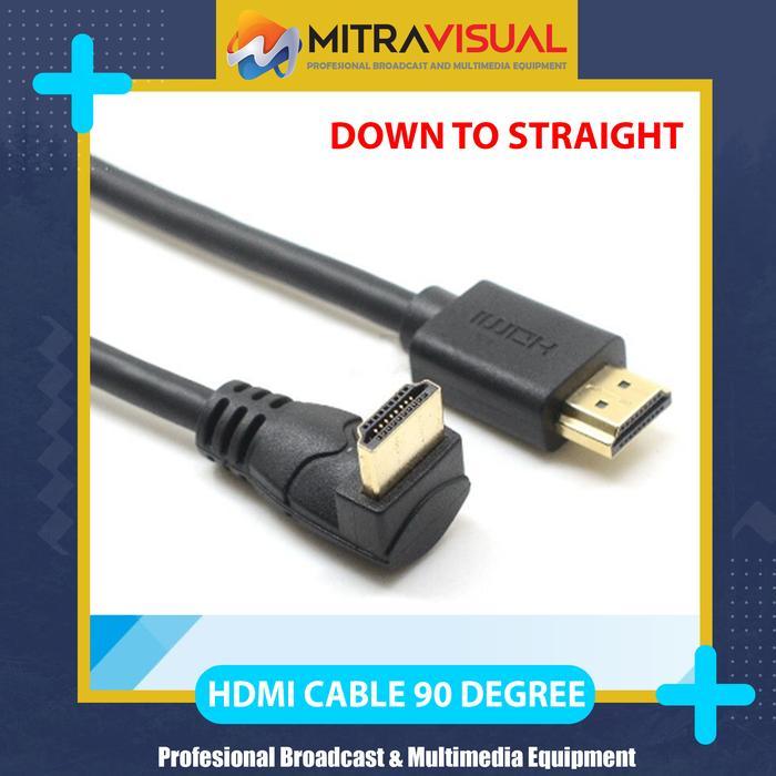 HDMI 1.4 Down to Straight Angle 50cm - High Quality (CODE : J) - Shop ...