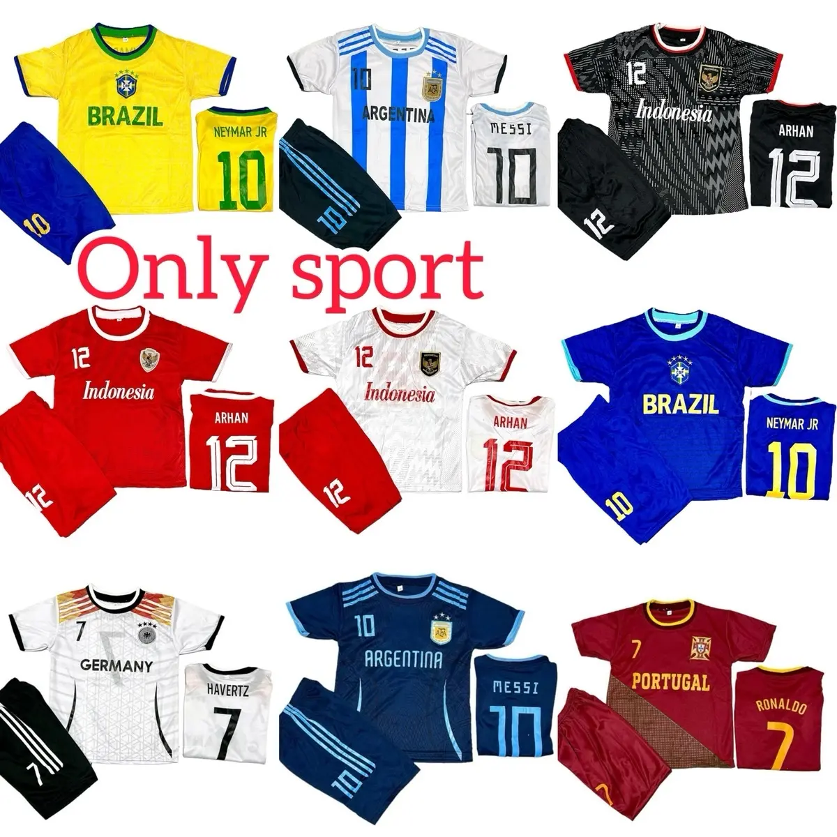 SETELAN BAJU BOLA ANAK TERBARU/JERSEY BAJU BOLA ANAK/KAOS OLAHRAGA ANAK