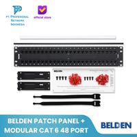 Gambar Belden Patch Panel + Modular Cat 6 48 Port dari Profesional Network Kota Administrasi Jakarta Pusat 1 Tokopedia