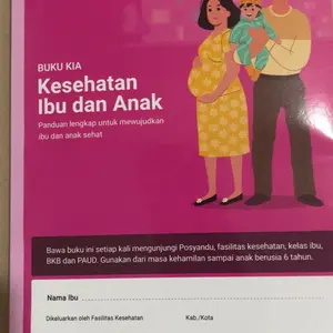 BUKU KIA - BUKU KESEHATAN IBU DAN ANAK - BUKU PINK KUALITAS PREMIUM EDISI TERBARU 2025