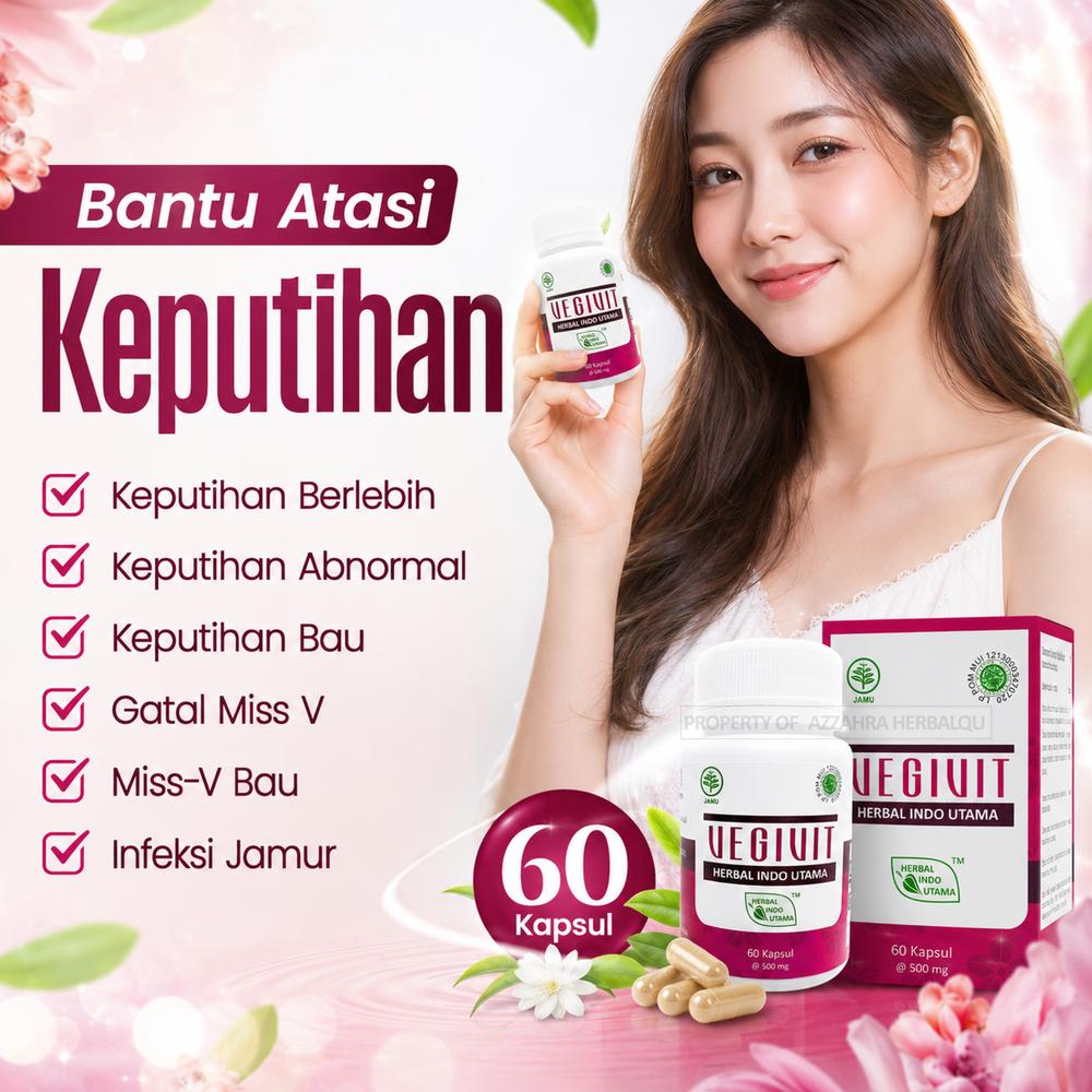 Obat Keputihan Bau Tidak Sedap Gatal Menguragi Lendir Berlebih Pada Area kewanitaan Keputihan Ampas Tahu Becek Keputihan Berwarna Kuning Kehijauan Vegivit Herbal Bpom Halal Mui