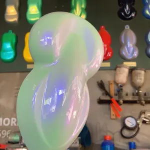 Cat PU Lembayung Ungu/Metallic Pearl Purple Kemasan 100ml - Cat Pelangi - Paint biru silver lembayung ungu cat putih lembayung biru