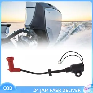 Ignition Coil Yamaha Outboard 6F5-85570-10 Koil Pengapian Tempel Marine Coil Assy Untuk F9.9 15 20 25HP