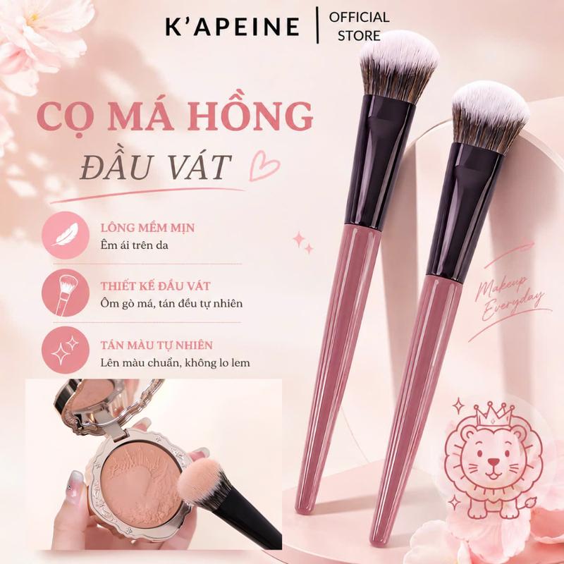 Ecoline Cọ má hồng kem cọ tạo khối vát nghiêng cọ phấn phủ đánh má hồng