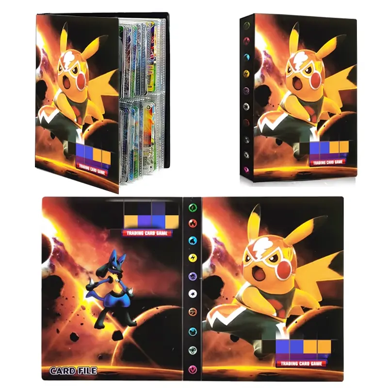【Ready Stock】240PCS Buku Album Kartu Pokemon Kartu Game Pokemon Cards Holder 4