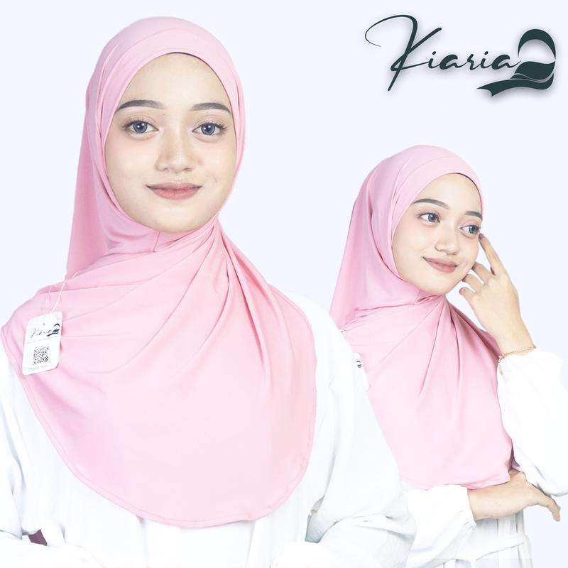 Kiaria - Daily Hijab Jilbab Instan Non Pet Jersey Premium Aleena Oval 9