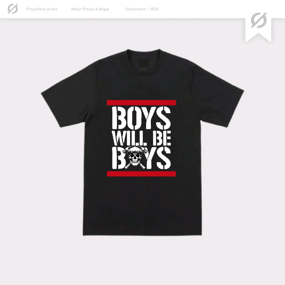 T-Shirt KAOS "BOYS WILL BE BOYS" SIZE S-XXXL - Pria Baju Keren Sablon