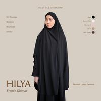 Gambar TUBITA - Hilya French Khimar Hijab Wanita Instant Syari Kerudung Polos Jilbab Umroh  dan Haji - Dusty Pink dari Tubita Official Kota Bandung 1 Tokopedia