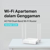 Gambar TP-Link | Archer C24 | Router Wifi | AC750 | Wifi 5 | Dual Band | Router Rumah | Internet Cepat | Wireless Router | Router Murah | Original | Garansi Resmi | Ready Stock | Baru | Promo | Murah | Terbaru - Archer C24 dari TP-Link Official Store Kab. Bogor 2 Tokopedia