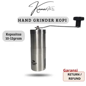 One Two Cups Hand Grinder Coffee Alat Penggiling Biji Kopi Manual Portable 10-12 Gram