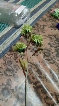 Product Review of BUNGA DANDELION TANGKAI PANJANG CABANG 3 ARTIFICIAL BUNGA PINGPONG BAHAN KAIN SILK BUATAN FLOWER SNOW POMPOM UNTUK DEKORASI PERNIKAHAN DIY ATAU HIASAN PAJANGAN RUMAH IMPORT MURAH BERKUALITAS BUNGA PLASTIK from m**h 0