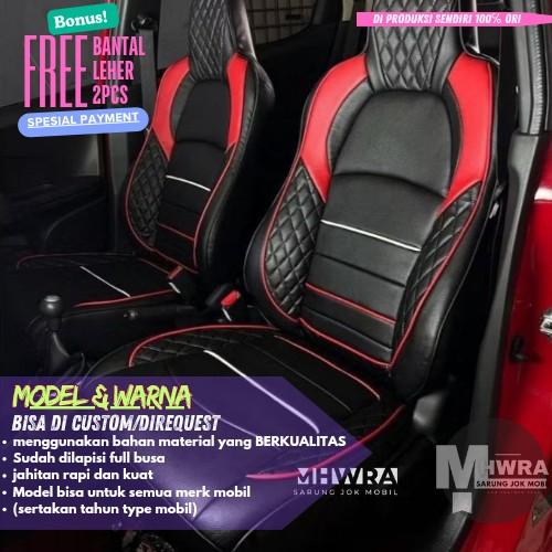 Sarung jok mobil calya sigra full 3 baris bahan kulit sintetis Astra grade A (harga standar) toyota daihatsu CALYA SIGRA Car COD bayar ditempat 4