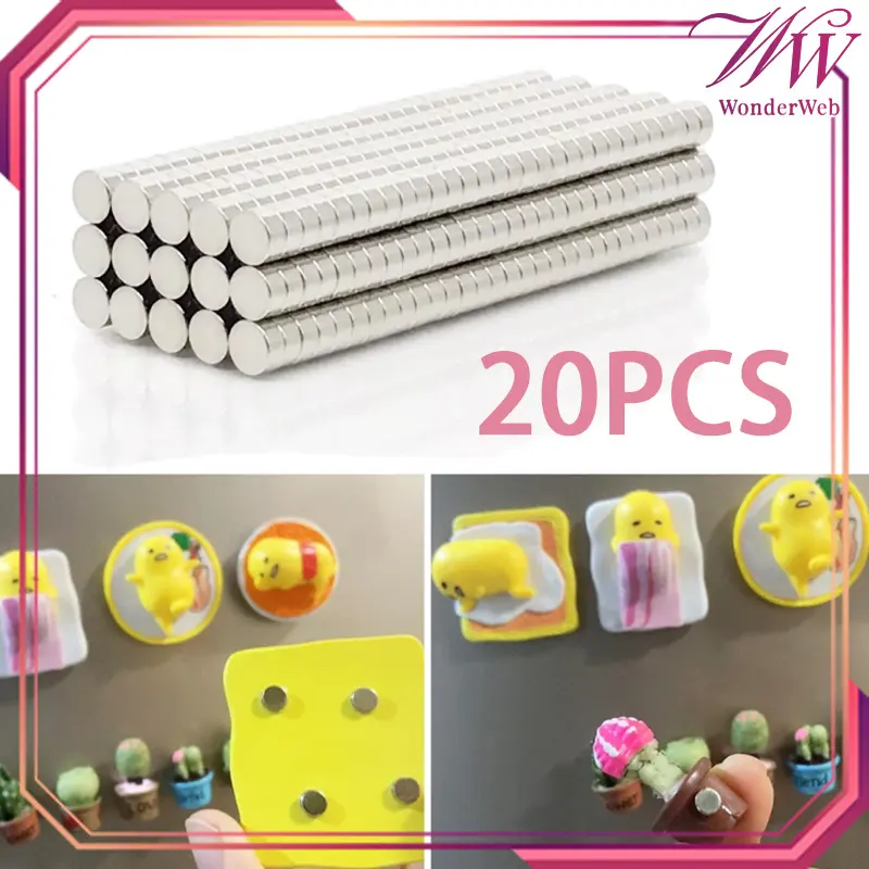 20pcs/Set Magnet Neodymium Magnet N35 Magnet Neodium Bulat Magnet Super Kuat