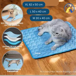 Pet Cooling Mat Mat/ Matras Penyejuk Pendingin Anabul Hewan Peliharaan Kucing/ Anjing/ Tempat Tidur Rebahan Anabul