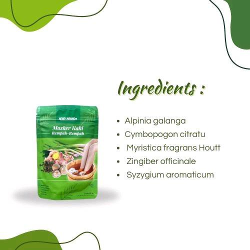 Masker Kaki Rempah-Rempah 1