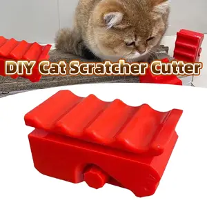 SAHABAT-MANCING 1pc Pemotong Karton Nyaman dan lembut, presisi, dan akurat Pemotong Karton Cetak untuk Scratcher Kucing