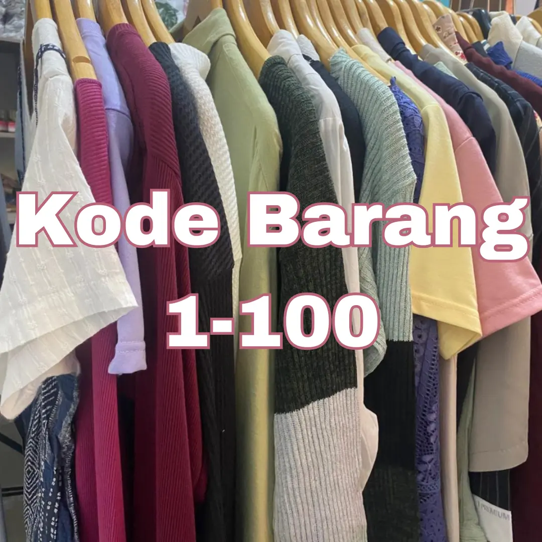 Kode Barang Atasan Blouse & Kemeja Wanita All Size( 1-100 )