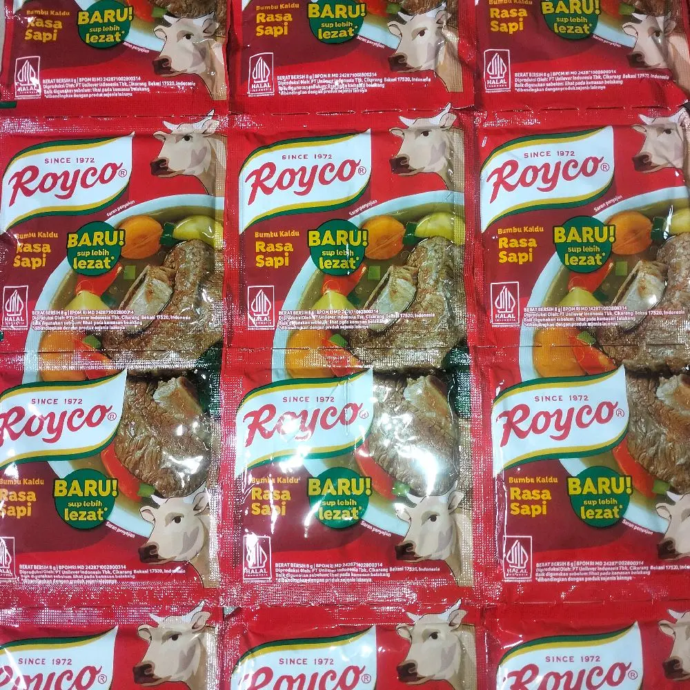 6 renteng roiko bumbu penyedap rasa sapi/ ayam isi 72 pcs