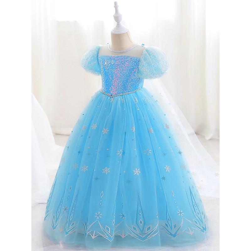 Váy Bé Gái, Trang Phục Hóa Trang Halloween, Váy Công Chúa Elsa Cho Bé Gái, Thích Hợp Cho Tiệc Sinh Nhật, Quần Áo Trẻ Em, 1751