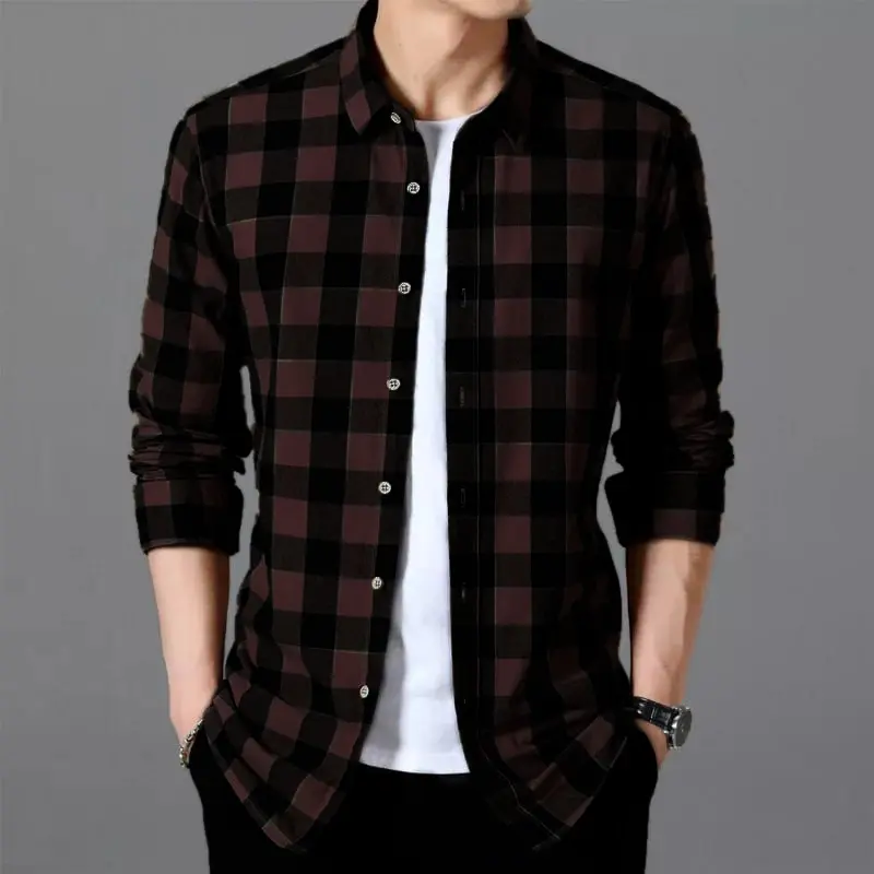 Kemeja Flanel Pria Impor distro Lengan Panjang Premium Kemeja Flanel Kotak Kotak pria dan wanita best seller