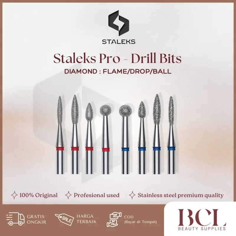STALEKS - Diamond Bits | Manicure | Remover Cuticle | Drill Bits 0