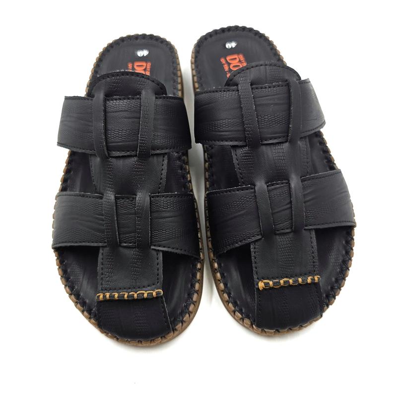 Dép Nam Quai Ngang Da Cao Cấp Kiểu Quai Rọ Độc Đáo, May Full Quai Và Đế Bao Chắc Chắn D.RS+RM