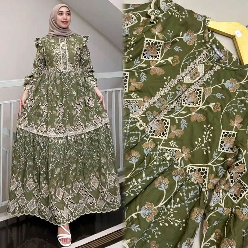 READY STOK SALVINA MIDI KATUN BORDIL KRANCANG