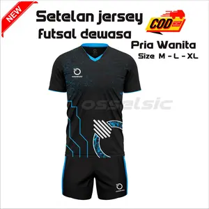setelan baju Bola jersey baju bola futsal setelan baju+celana pakaian pria wanita dewasa Olahraga Sport