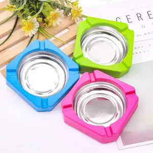 asbak stainless persegi bintang warna warni / asbak / ashtray / asbak bintang