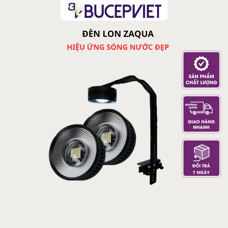 Đèn Bể Cá Tròn Zaqua Hiệu Ứng Ánh Sáng Siêu Mạnh Dùng Cho Bể Biotope - Thủy Sinh - Cá Vàng ( BH 3 tháng )
