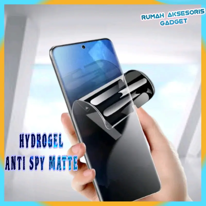 Hydrogel layar HP ANTI SPY PRIVACY MATTE gaming depan semua tipe Smartphone 4