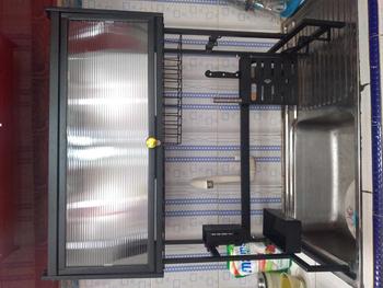 Product Review of [Spesial Live] ES Rak Piring Wastafel Stainless Carbon Steel Rak Dapur Kuat Kokoh Tahan Karat from p**g 2