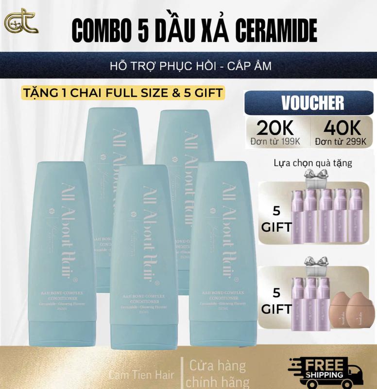  COMBO 5 DẦU XẢ CONDITIONER ALL ABOUT HAIR 