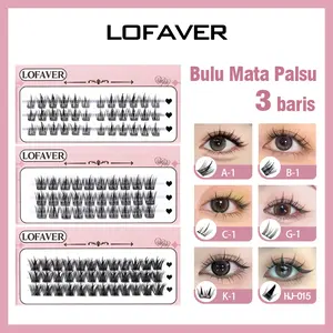 Bulu Mata Palsu Happines Eyelashes Bulu Mata Wanita Stylish Korean Look